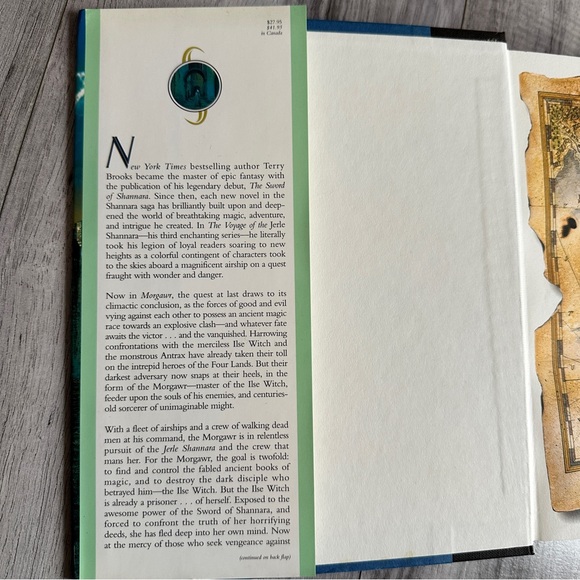 Terry Brooks The Voyage of the Jerle Shannara Morgawr Hardcover Book - Picture 10 of 13